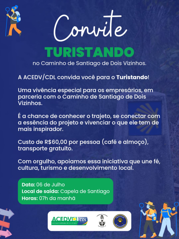 Empresários são convidados a conhecer o Caminho de Santiago