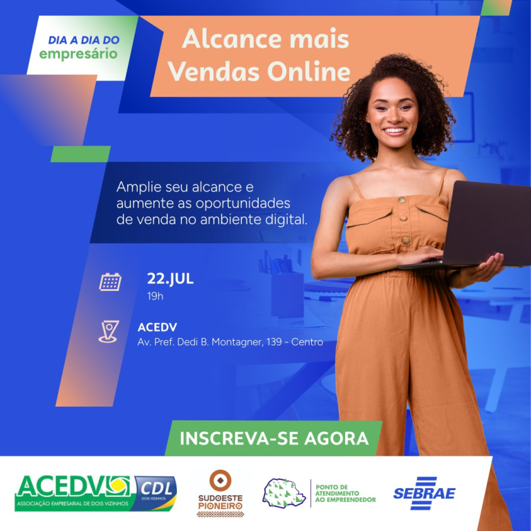 Curso gratuito vai mostrar como alcançar mais vendas online