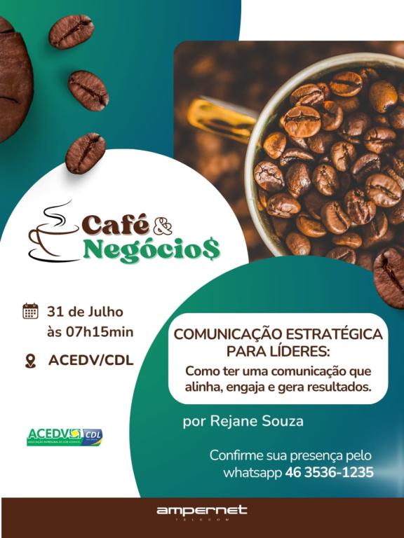 Café & Negócios vai abordar comunicação estratégica para líderes