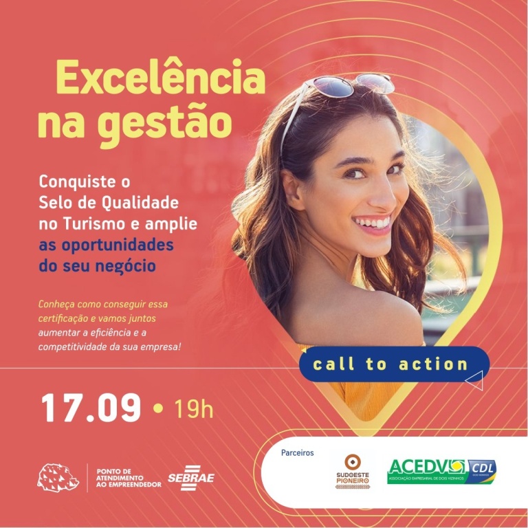 Palestra vai trabalhar a excelência na gestão para negócios do turismo