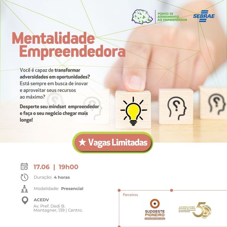 Ponto de Atendimento promove oficina sobre mentalidade empreendedora
