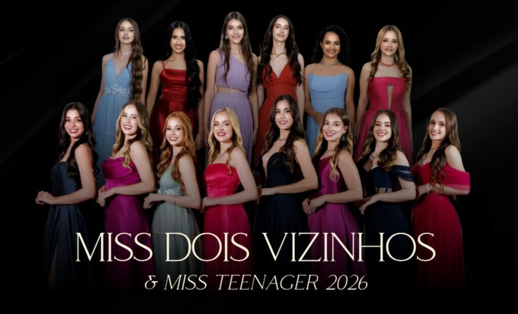 Sábado vamos conhecer a Miss Dois Vizinhos e a Miss Teenager Dois Vizinhos